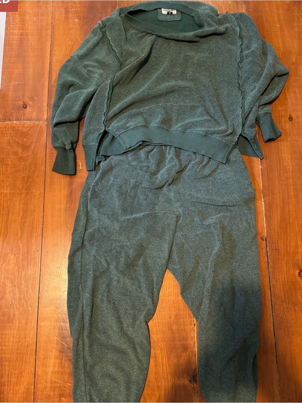 American Eagle Outfitters Green Cozy Lounge Set